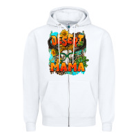 White desert mama   leopard Zipper Hoodie - AdoDesignShop