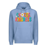 Colony Blue choose kindness Premium Hoodie - NancyCooperArtShop