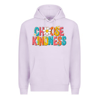 Lilac choose kindness Premium Hoodie - NancyCooperArtShop