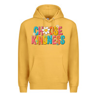 Mustard choose kindness Premium Hoodie - NancyCooperArtShop