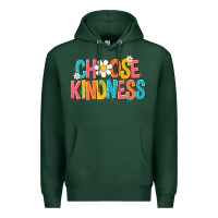 Sports Green choose kindness Premium Hoodie - NancyCooperArtShop