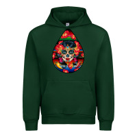 Forest Green Hispanic Heritage Urban Hoodie - BundleAndBundleShop