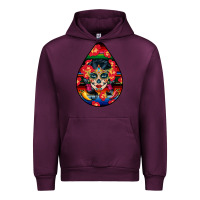 Mauve Wine Hispanic Heritage Urban Hoodie - BundleAndBundleShop