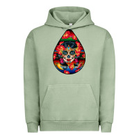 Pigment Oil Green Hispanic Heritage Urban Hoodie - BundleAndBundleShop