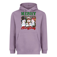Lavender merry christmas snowman Heavyweight Hoodie - AdoDesignShop