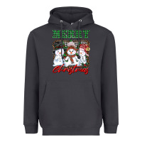 Smoke merry christmas snowman Heavyweight Hoodie - AdoDesignShop
