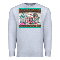 Heather Grey nurse gnomies tumbler Premium Sweatshirt - BarkalooDesign