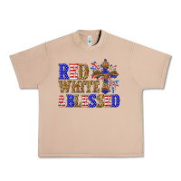 Burro red white and blessed Urban Heavy Tee - texasbilliewilder
