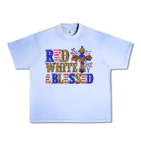 Grape Ice red white and blessed Urban Heavy Tee - texasbilliewilder
