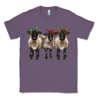 Lavender 3 sheeps suffolk ewe with bandana Classic Tee - BarkalooDesign