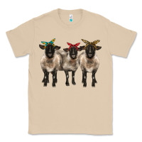 Mushroom 3 sheeps suffolk ewe with bandana Classic Tee - BarkalooDesign