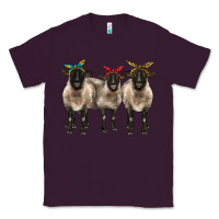 Plum 3 sheeps suffolk ewe with bandana Classic Tee - BarkalooDesign