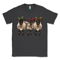 Smoke 3 sheeps suffolk ewe with bandana Classic Tee - BarkalooDesign