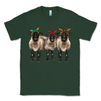 Sports Green 3 sheeps suffolk ewe with bandana Classic Tee - BarkalooDesign