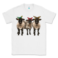 White 3 sheeps suffolk ewe with bandana Classic Tee - BarkalooDesign