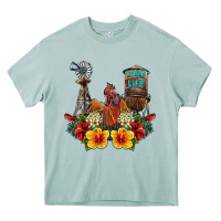 Arona farm life rooster Heavy Core Tee - SublimationCraftShop