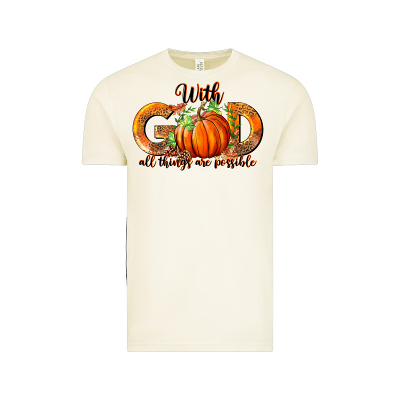 With God All Thing Are Possible Vintage Tee by RanaPortraitStore | Teevron