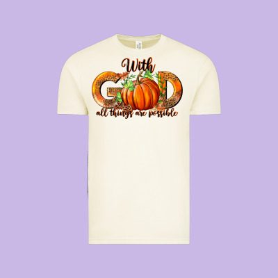 Vintage Tee With God All Thing Are Possible