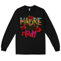 Black madre our lady Long Sleeve Tee - CTS Tumbler Store