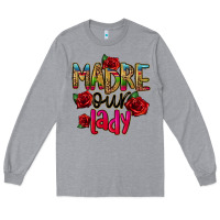 Heather Grey madre our lady Long Sleeve Tee - CTS Tumbler Store