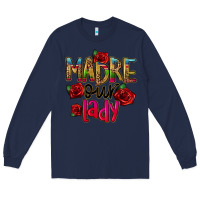 Navy madre our lady Long Sleeve Tee - CTS Tumbler Store