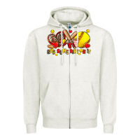 Oatmeal Heather rub some dirt on it Zipper Hoodie - AdoDesignShop