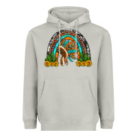 Moon Dust indian headdress cactus and sunflowers rainbow Heavyweight Hoodie - Artiststas