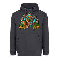 Smoke indian headdress cactus and sunflowers rainbow Heavyweight Hoodie - Artiststas