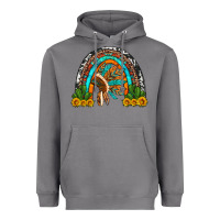 Storm indian headdress cactus and sunflowers rainbow Heavyweight Hoodie - Artiststas
