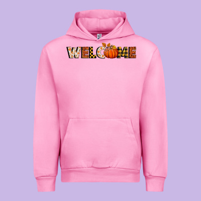 Welcome Pumpkin Urban Hoodie Designed By Bundleandbundleshop