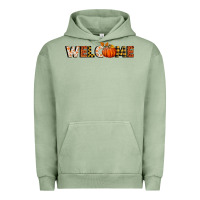 Pigment Oil Green welcome pumpkin Urban Hoodie - BundleAndBundleShop