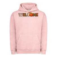 Pigment Salmon welcome pumpkin Urban Hoodie - BundleAndBundleShop