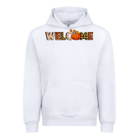 White welcome pumpkin Urban Hoodie - BundleAndBundleShop