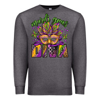 Charcoal Heather mardi gras diva Premium Sweatshirt - Jasminsmagicworld