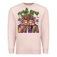 Pale Pink mardi gras diva Premium Sweatshirt - Jasminsmagicworld