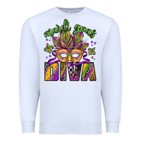 White mardi gras diva Premium Sweatshirt - Jasminsmagicworld