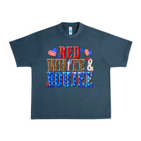 Midnight Navy red white and boujee billie wilder Urban Heavy Tee - texasbilliewilder