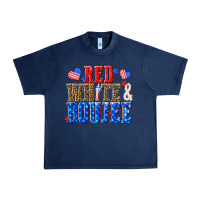 Navy red white and boujee billie wilder Urban Heavy Tee - texasbilliewilder