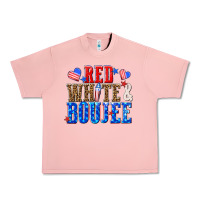 Salmon red white and boujee billie wilder Urban Heavy Tee - texasbilliewilder