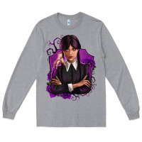 Heather Grey wednesday Long Sleeve Tee - Zillion Design Studio