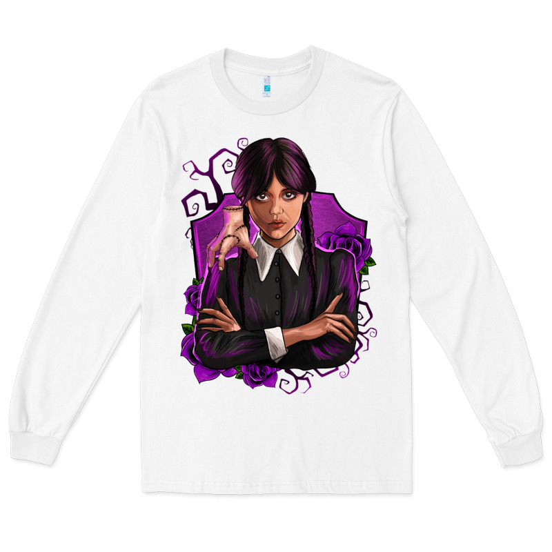 Wednesday Long Sleeve Tee by Zillion Design Studio | Teevron
