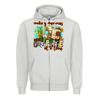 Dove Grey making memories one campsite at a time Zipper Hoodie - AdoDesignShop