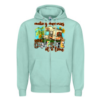 Seafoam making memories one campsite at a time Zipper Hoodie - AdoDesignShop