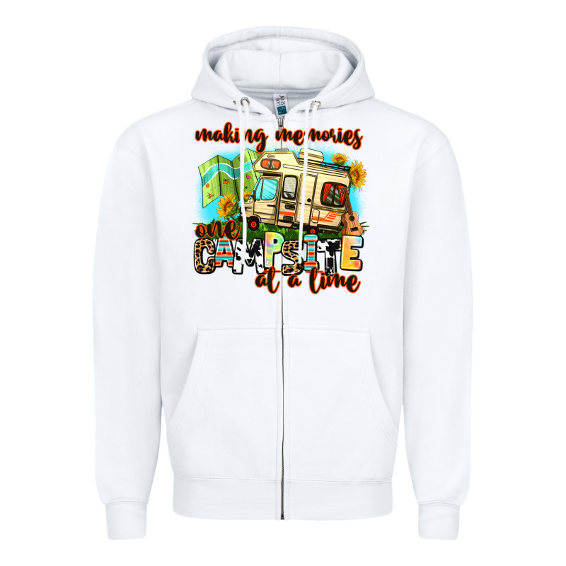 Making Memories One Campsite At A Time Zipper Hoodie by AdoDesignShop | Teevron