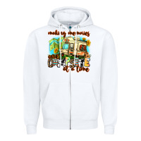 White making memories one campsite at a time Zipper Hoodie - AdoDesignShop