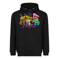Black hair hustler hairstylist Heavyweight Hoodie - Artiststas