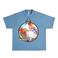 Pebble Blue christmas baseball Urban Heavy Tee - Zillion Design Studio