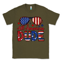 Army Green All American dude Classic Tee - Neo Western