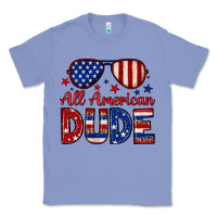 Colony Blue All American dude Classic Tee - Neo Western