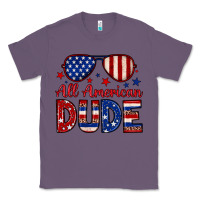 Lavender All American dude Classic Tee - Neo Western